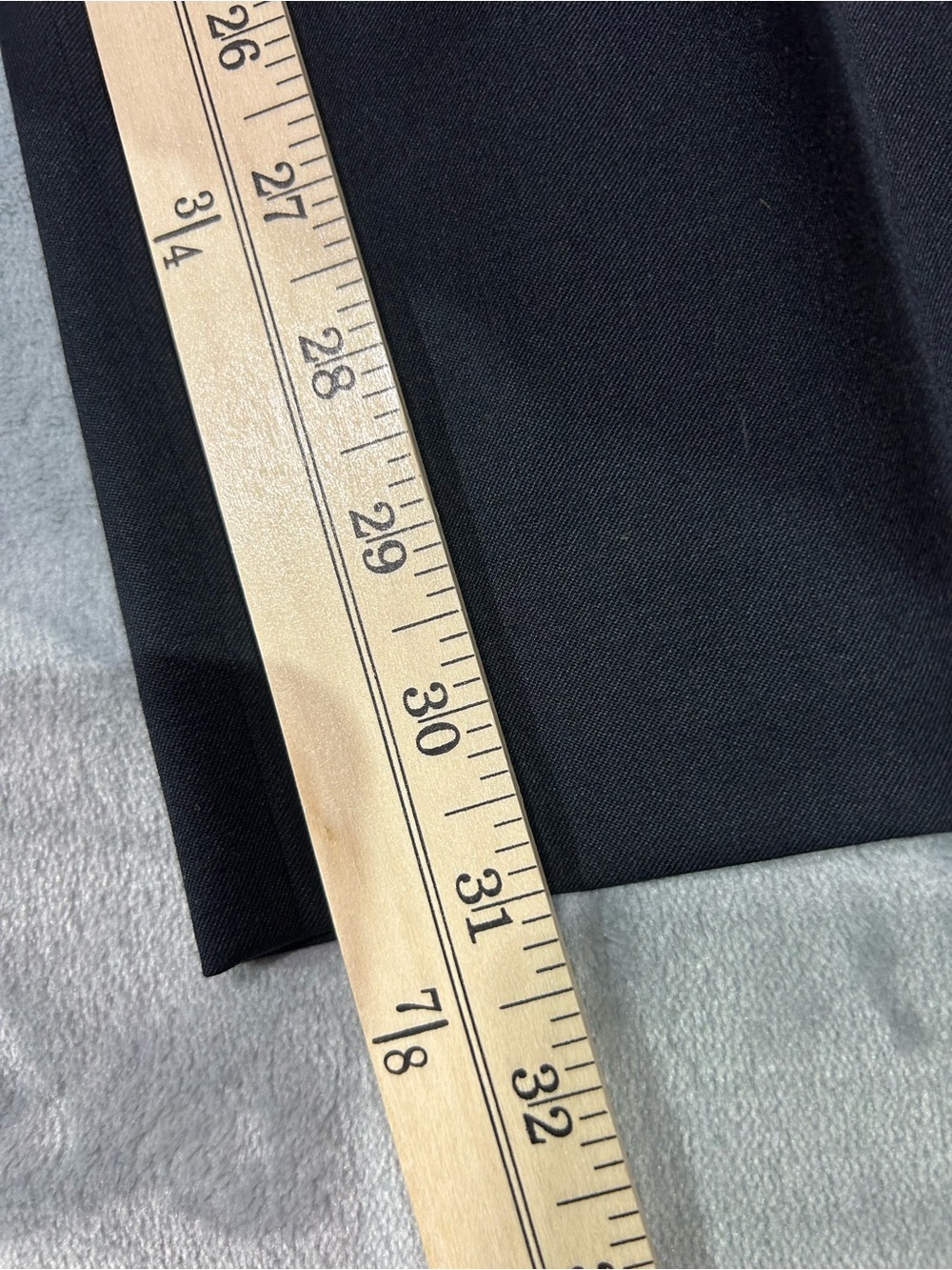 Pendleton Black Women's Tailored Dress Pants Wool Blend-size 10 - Picture 2 of 5
